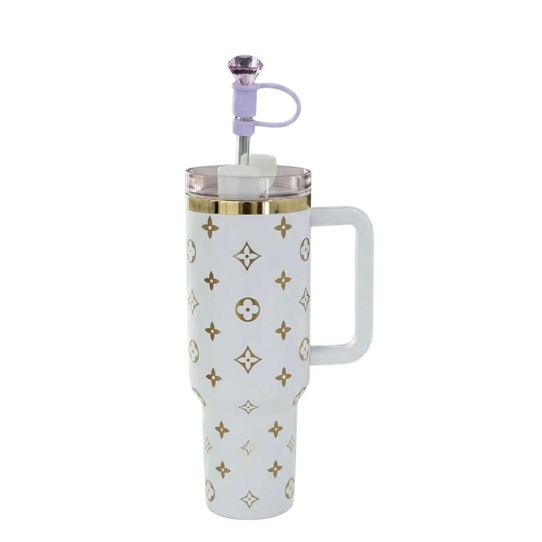 Gobelet isotherme premium 1,2 L - Blanc