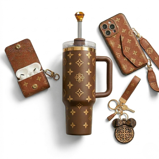 Coffret premium 5 pièces avec gobelet isotherme et accessoires