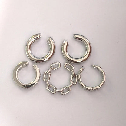 Lot de 4 clips d’oreille en C tendance